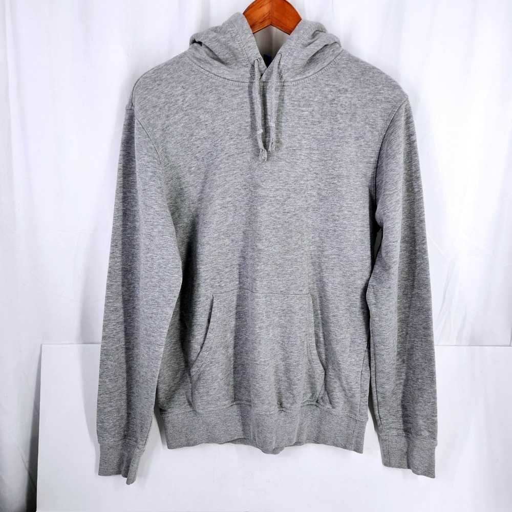 H&M Divided Gray Pullover Hoodie Sweatshirt Unisex Pocket Lightweight Small Soft